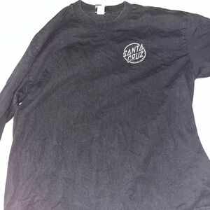 Santa Cruz Skateboards Charcoal Long Sleeve Tee